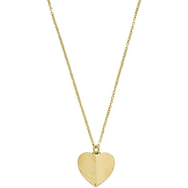 Fossil Pôvabný pozlátený náhrdelník Srdce Harlow JF04652710 66594590