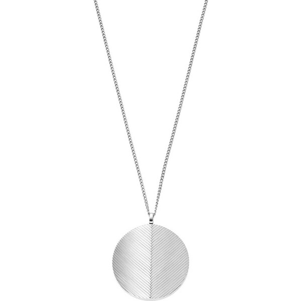 Fossil Dámsky oceľový náhrdelník s medailónom Harlow JF04737040 66589155