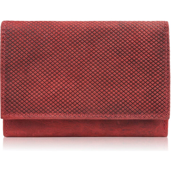 Paolo Peruzzi Dámska kožená peňaženka s geometrickým vzorom malá 53283070