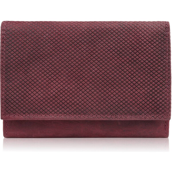 Paolo Peruzzi Dámska kožená peňaženka s geometrickým vzorom malá 53283067