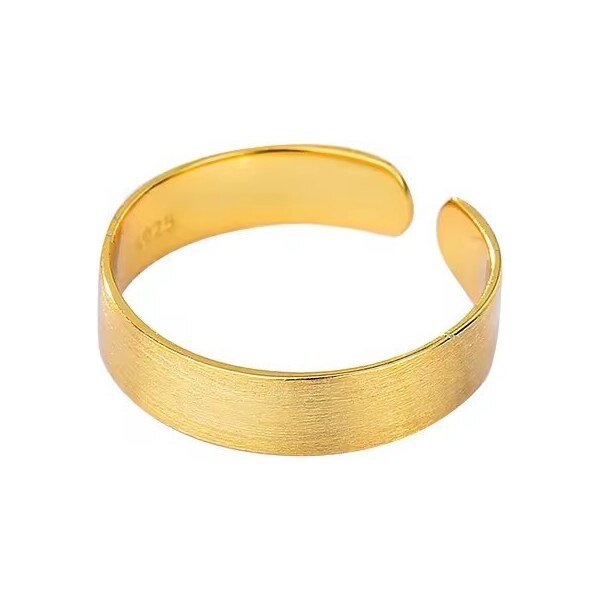 MAJYA Strieborný nastaviteľný prsteň FIONA S pozlátený 10972 64582033