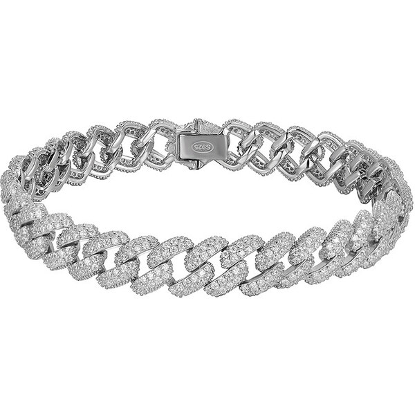 Olivie Unikátny strieborný 18cm náramok 8896 53343795