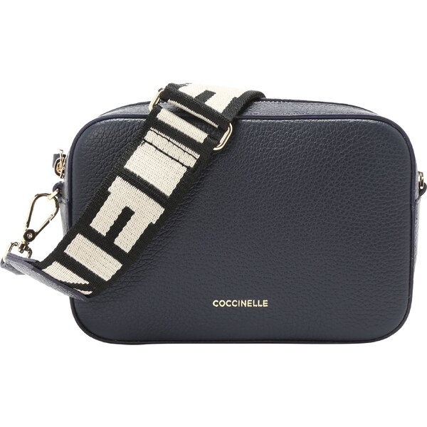 Coccinelle Taška cez rameno TEBE béžová / tmavomodrá / čierna 54285507