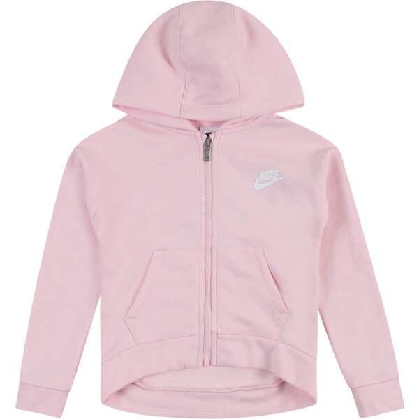 Nike Sportswear Tepláková bunda Club ružová / ružová / biela 58155800