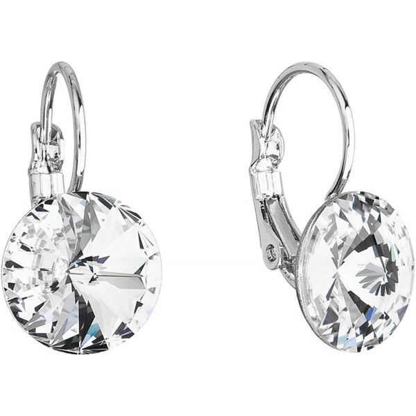 Evolution Group Blyštivé visiace náušnice s kryštálmi Swarovski 51002 66589132