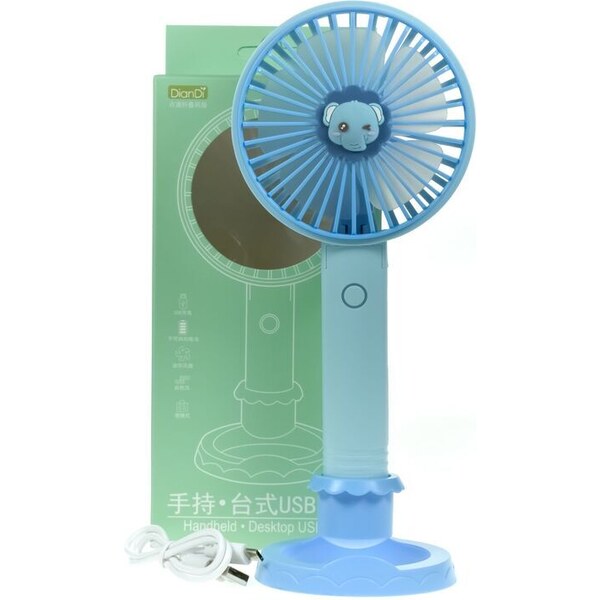 JOHN-C Bezdrôtový modrý ventilátor SLONÍK 53351064