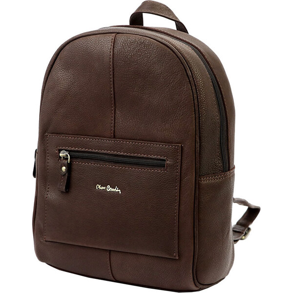 Pierre Cardin L15423 hnedý kožený dámsky ruksak 10l 53358786
