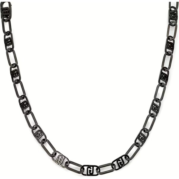 Liu Jo Výrazný čierny náhrdelník z ocele Fashion LJ2230 66578869