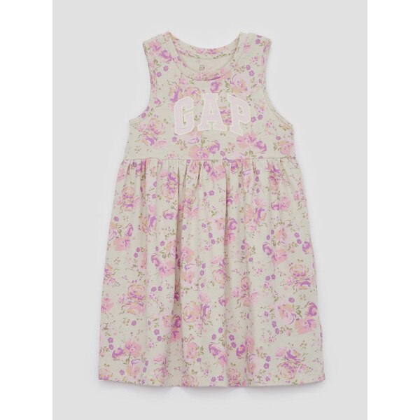 Krémovo-ružové dievčenské šaty s logom GAP 53880729