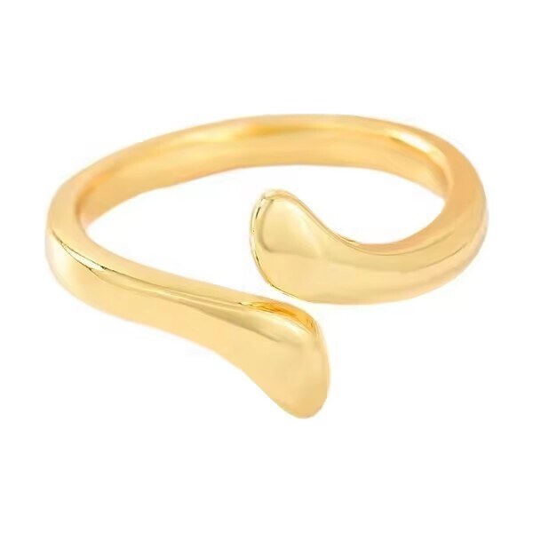 MAJYA Strieborný nastaviteľný prsteň DOROTEA pozlátený 10980 64582036