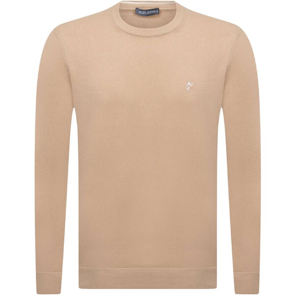 Jacey Quinn Sveter piesková / biela 54338363