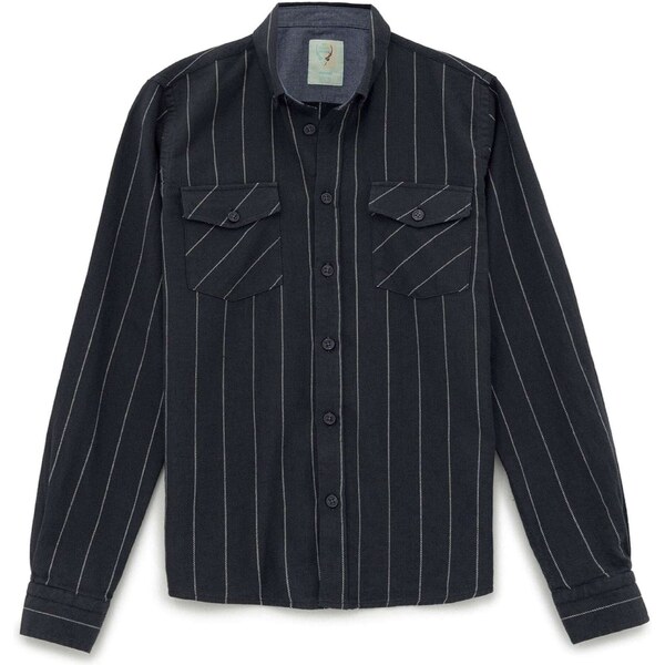 By Diess Collection Košeľa antracitová / biela 54339894