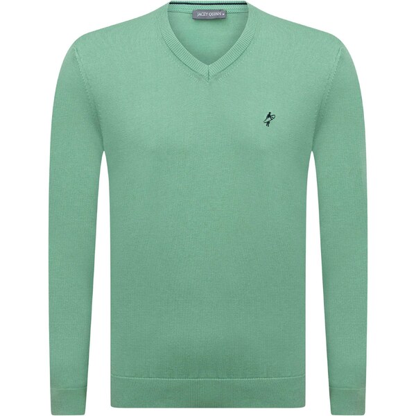 Jacey Quinn Sveter námornícka modrá / zelená 54338636