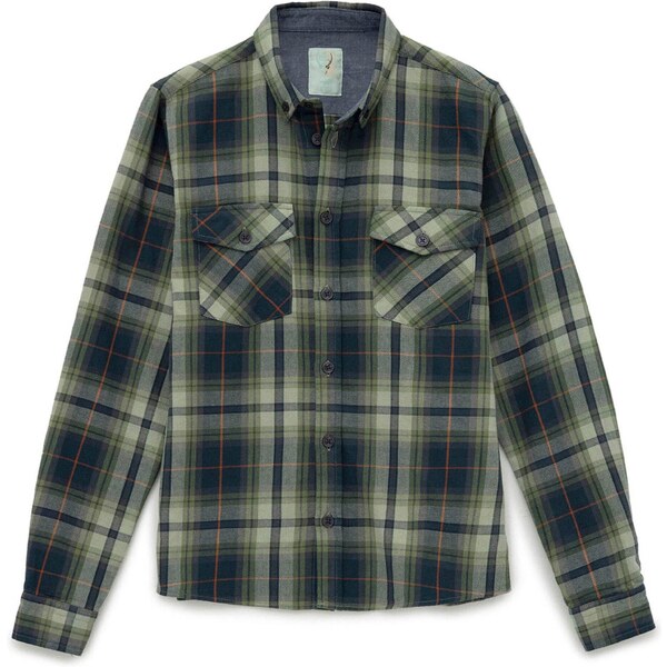 By Diess Collection Košeľa námornícka modrá / zelená / tmavooranžová 54339892