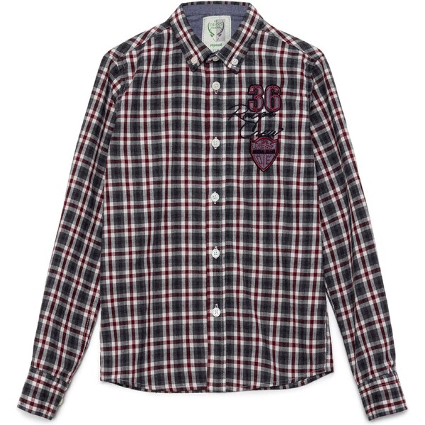 By Diess Collection Košeľa hnedá / bordová / čierna / biela 54340094