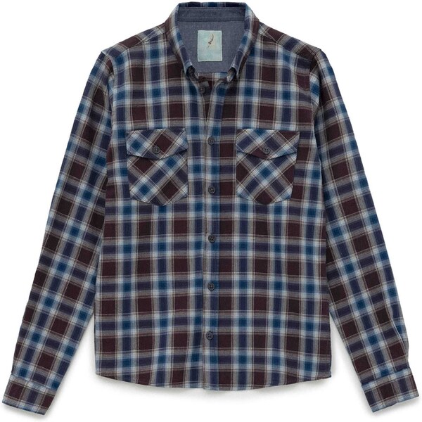 By Diess Collection Košeľa modrá / hnedá / sivá 54350289