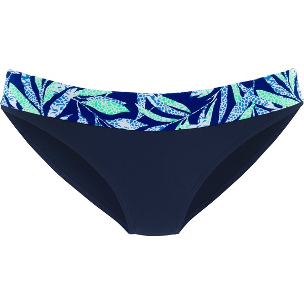 VIVANCE Bikinové nohavičky tyrkysová / tmavomodrá / biela 54354272