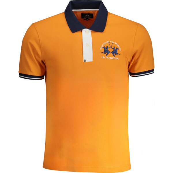Oranžové pánske polo tričko LA MARTINA 64708674