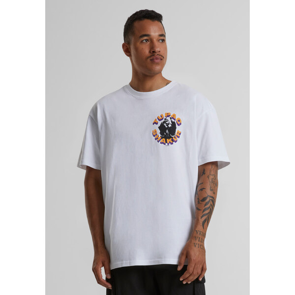 Merchcode 2Pac Toss it up Oversize Tee White 50651873