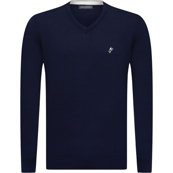 Jacey Quinn Sveter námornícka modrá / biela 54338329