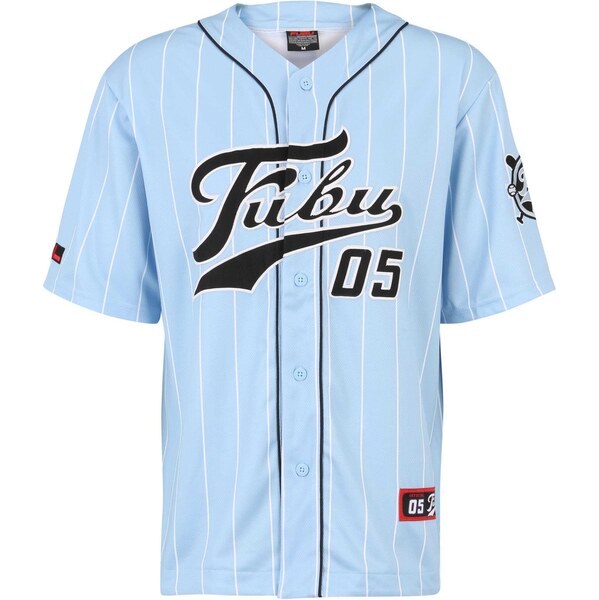 FUBU Tričko svetlomodrá / tmavočervená / čierna / biela 63448579