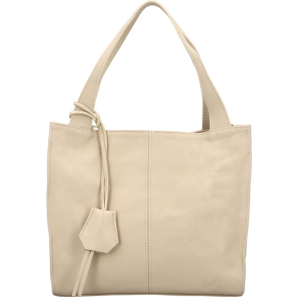 Delami Vera Pelle Dámska kožená kabelka krémová - Delami Methya 53496416