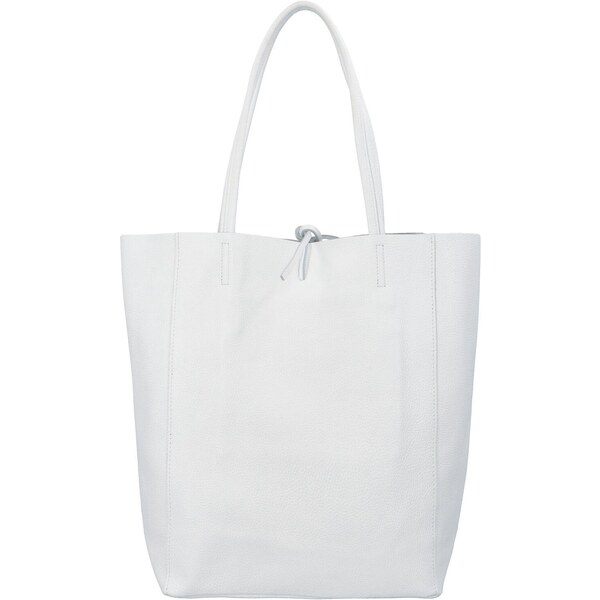 Dámska kožená kabelka cez rameno biela - Delami Vera Pelle Oriane 53478367