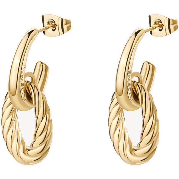 Brosway Štýlové pozlátené náušnice z ocele Amy BAY25 66586691