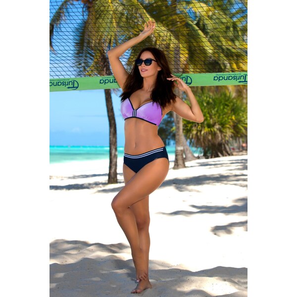 BASIC Športové lila plavky Edith 05 53447985