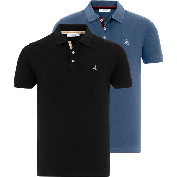 By Diess Collection Tričko modrosivá / čierna / biela 54359971