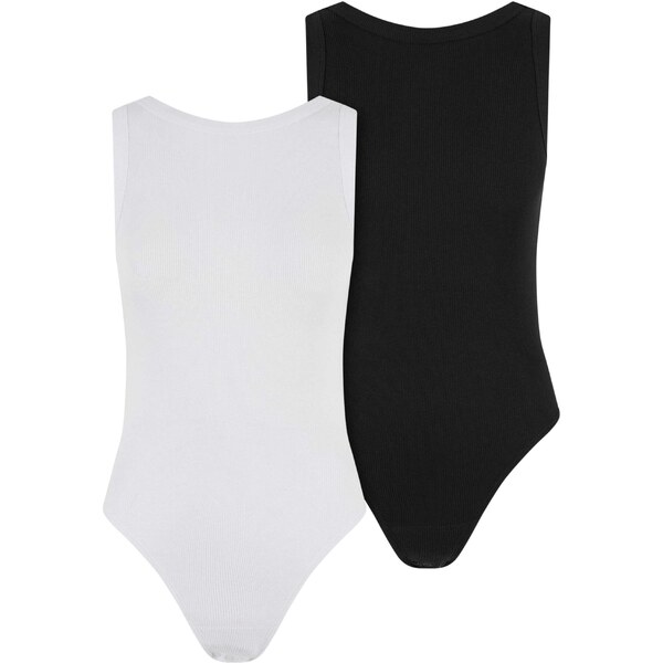 Urban Classics Košeľové body čierna / biela 57221347