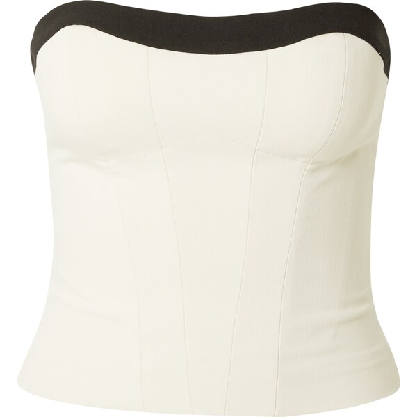 millane Top krémová / čierna 54371739