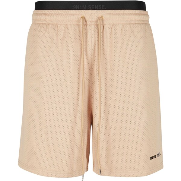 9N1M SENSE Nohavice Essential hnedá / čierna 54341518