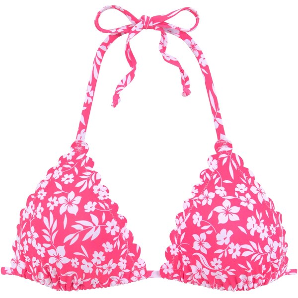 VIVANCE Bikinový top ružová / biela 54363479