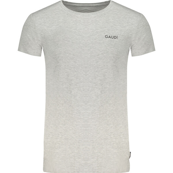 GAUDÌ pánske sivé tričko s krátkym rukávom 64709207