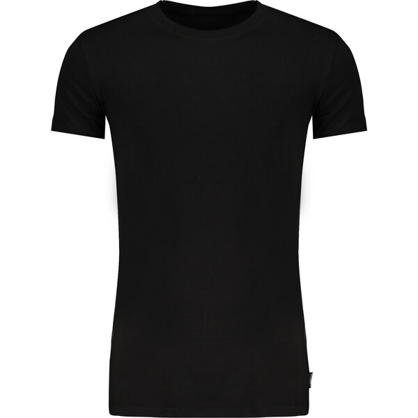 Gaudi Pánske čierne tričko s krátkym rukávom 64707030