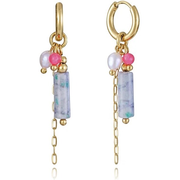 Viceroy Módne pozlátené náušnice 2v1 Chic 14158E01016 66584915