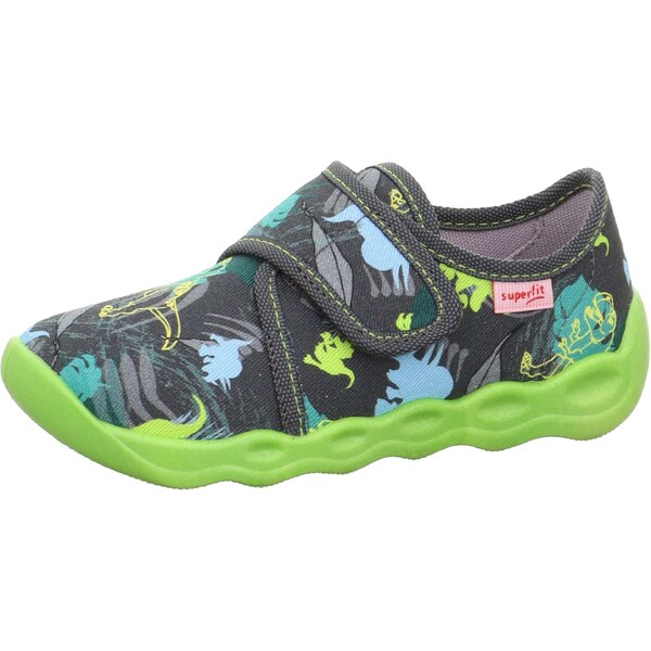 SUPERFIT Papuče svetlomodrá / sivá / jablková 54272245