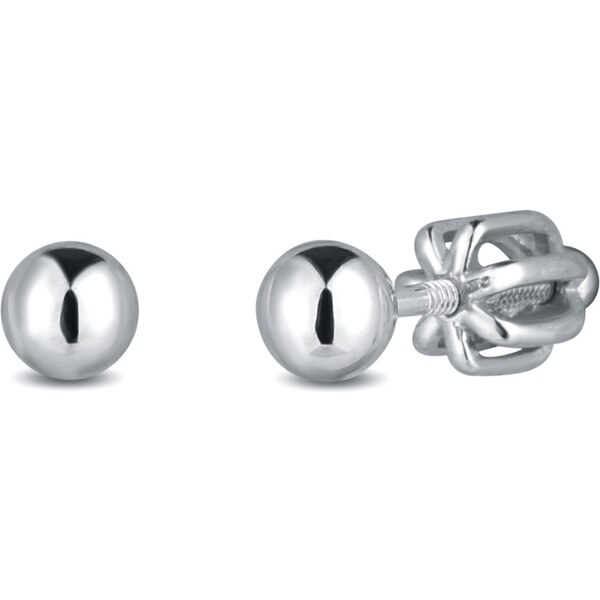 Olivie Strieborné 4mm náušnice GULIČKY 8371 48999327