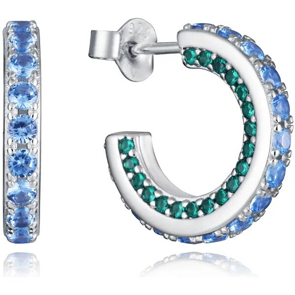 Viceroy Strieborné kruhové náušnice so zirkónmi Elegant 9127E000-39 66584322