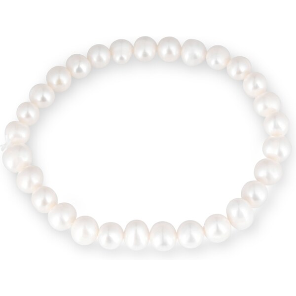 Olivie Perlový biely náramok POTATO AA 7612 44550061