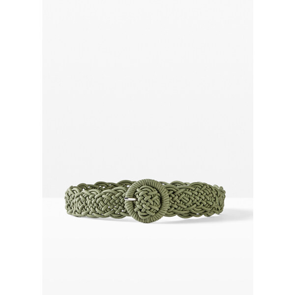 bonprix Prepletaný opasok, farba zelená 53691795