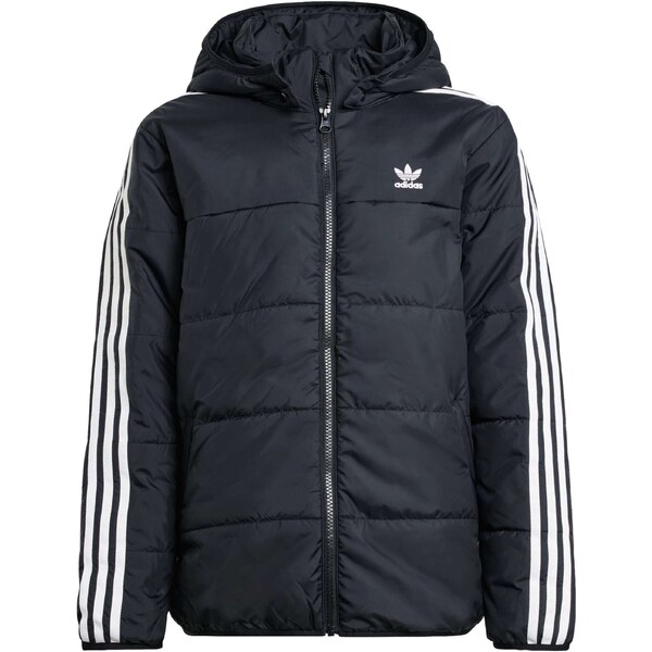 ADIDAS ORIGINALS Prechodná bunda Adicolor čierna / biela 54359479