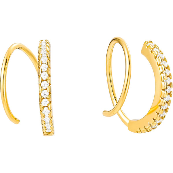 Olivie Strieborné náušnice ŠPIRÁLA GOLD 8949 53780141