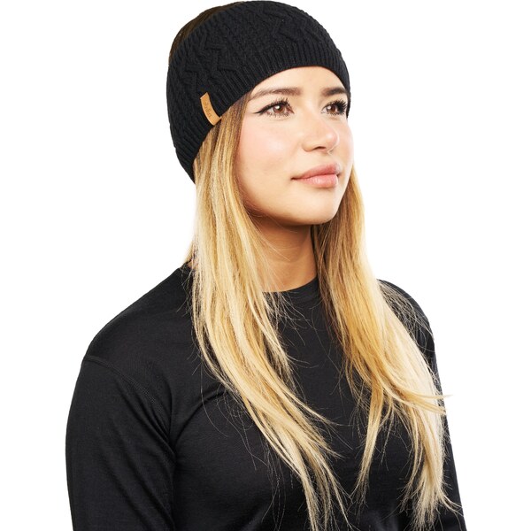 Kašmírová čelenka Vlnka C04 čierna 50220565