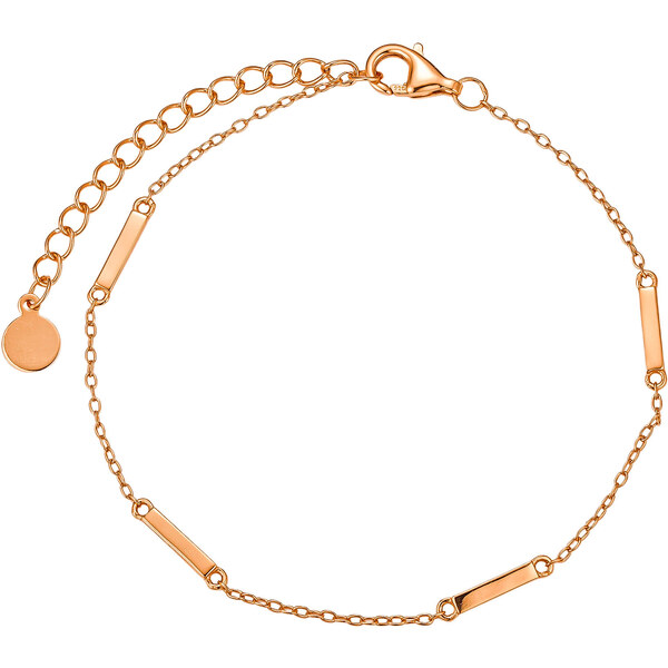 Olivie Strieborný retiazkový náramok ROSE 8955 53780145