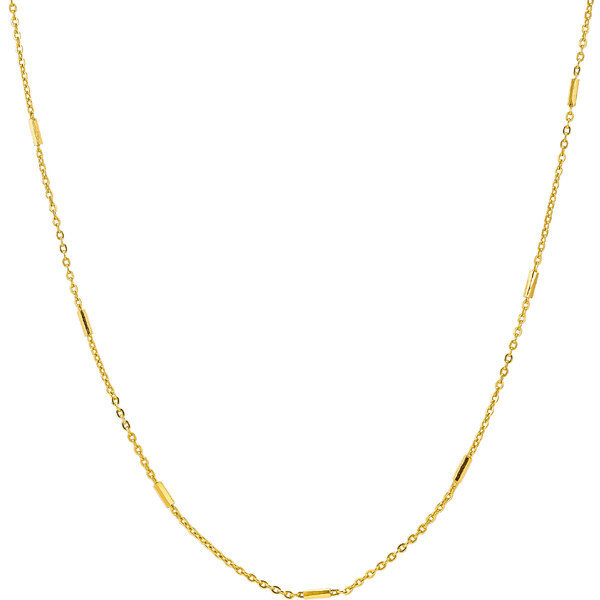 Olivie Strieborný náhrdelník GOLD 8956 53802208