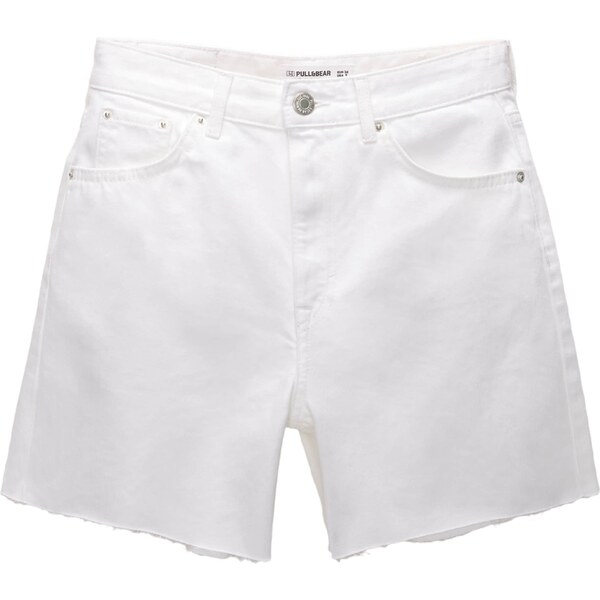 Pull&Bear Džínsy biely denim 54375240