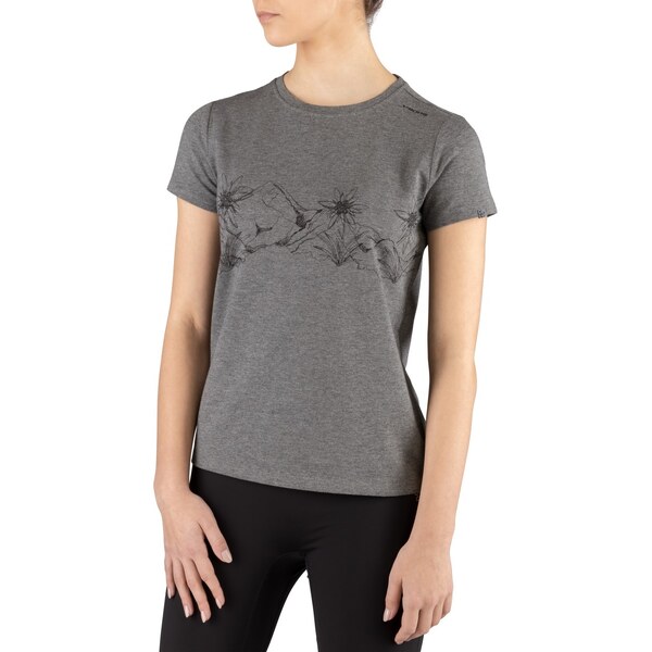 Dámske bambusové tričko VIKING LAKO tmavo šedá 33518271