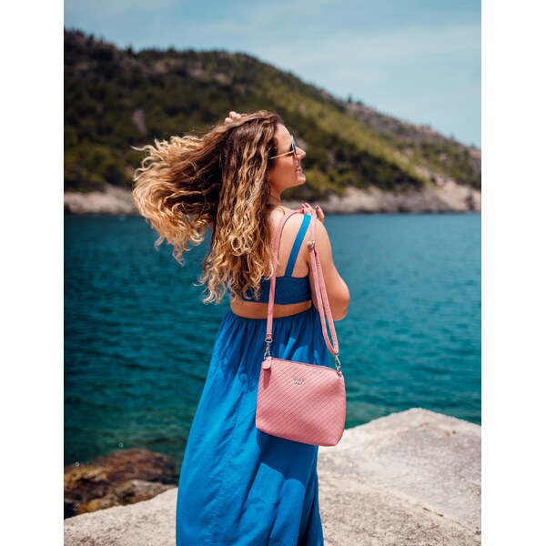 Vuch Dámska crossbody kabelka Coalie Diamond Pink 66591815